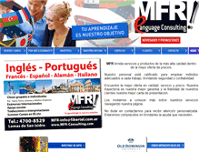 Tablet Screenshot of mfr-consulting.com